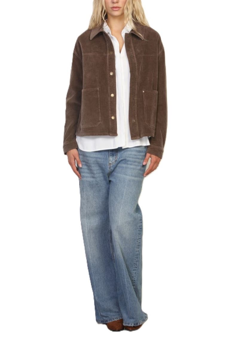 Corduroy Chore Jacket, Alternate, color, MOCHA