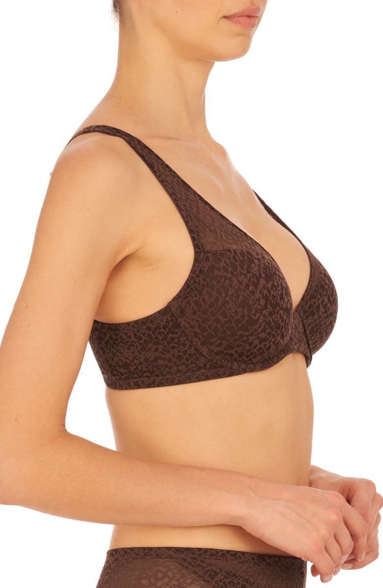 Natori Pretty Smooth Full Fit Smoothing T-Shirt Bra, Alternate, color, Java