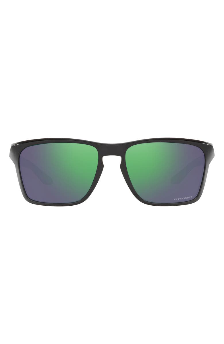 Oakley Sylas 60mm Prizm<sup>™</sup> Rectangular Sunglasses, Main, color, 
