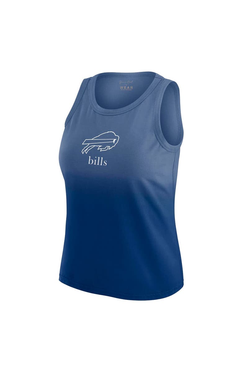 WEAR by Erin Andrews Women's WEAR by Erin Andrews x Gracie Hunt Royal Buffalo Bills Ombre Tank Top, Alternate, color, Royal