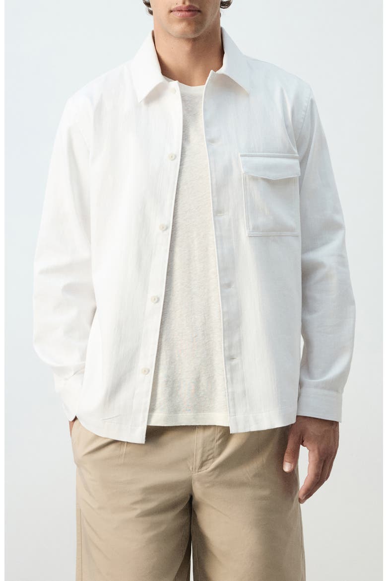 Regular Fit Button-Up Shirt, Main, color, WHITE