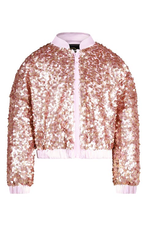 Kids' Sequin Bomber Jacket (Toddler, Little Kid & Big Kid)
