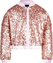 Rock Your Kid Kids' Sequin Bomber Jacket