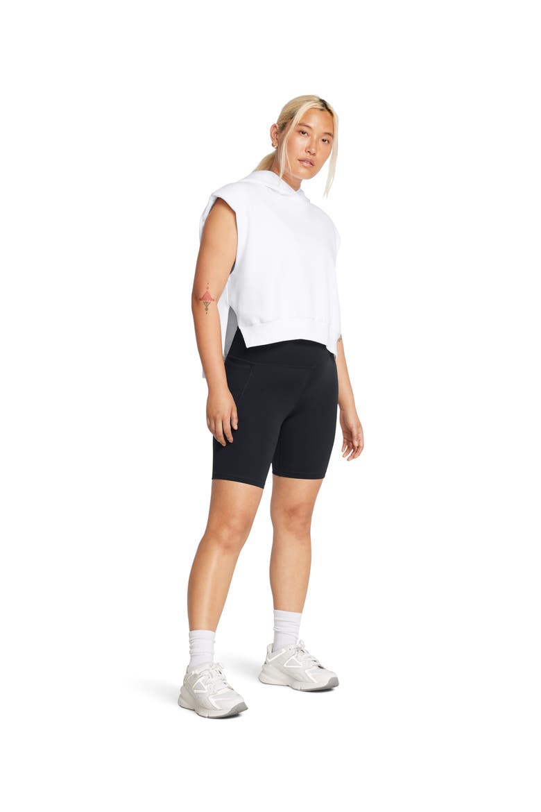 Unstoppable Performance Sleeveless Hoodie, Alternate, color, WHT