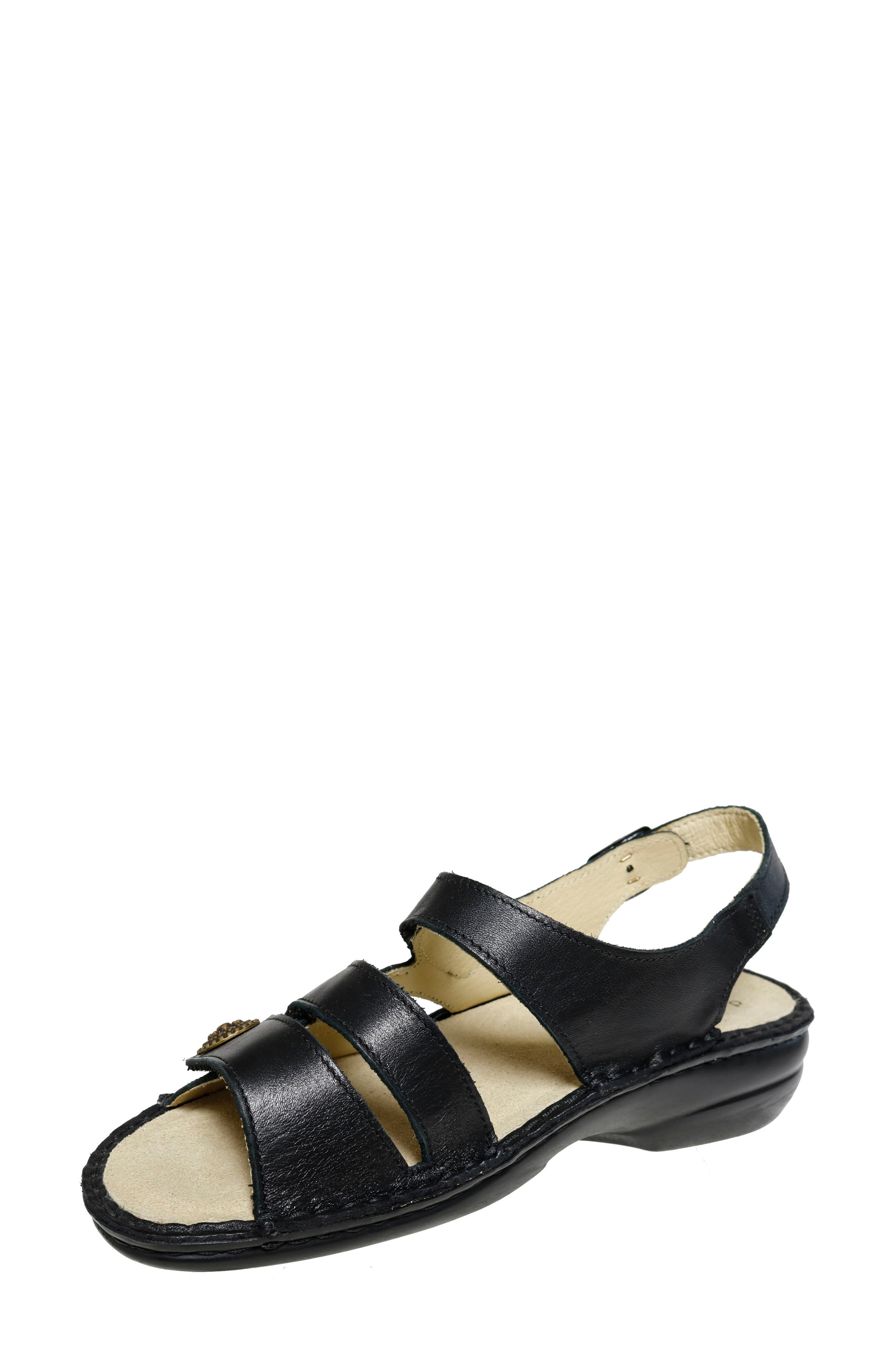 David Tate Wrap Slingback Sandal, Alternate, color, Black