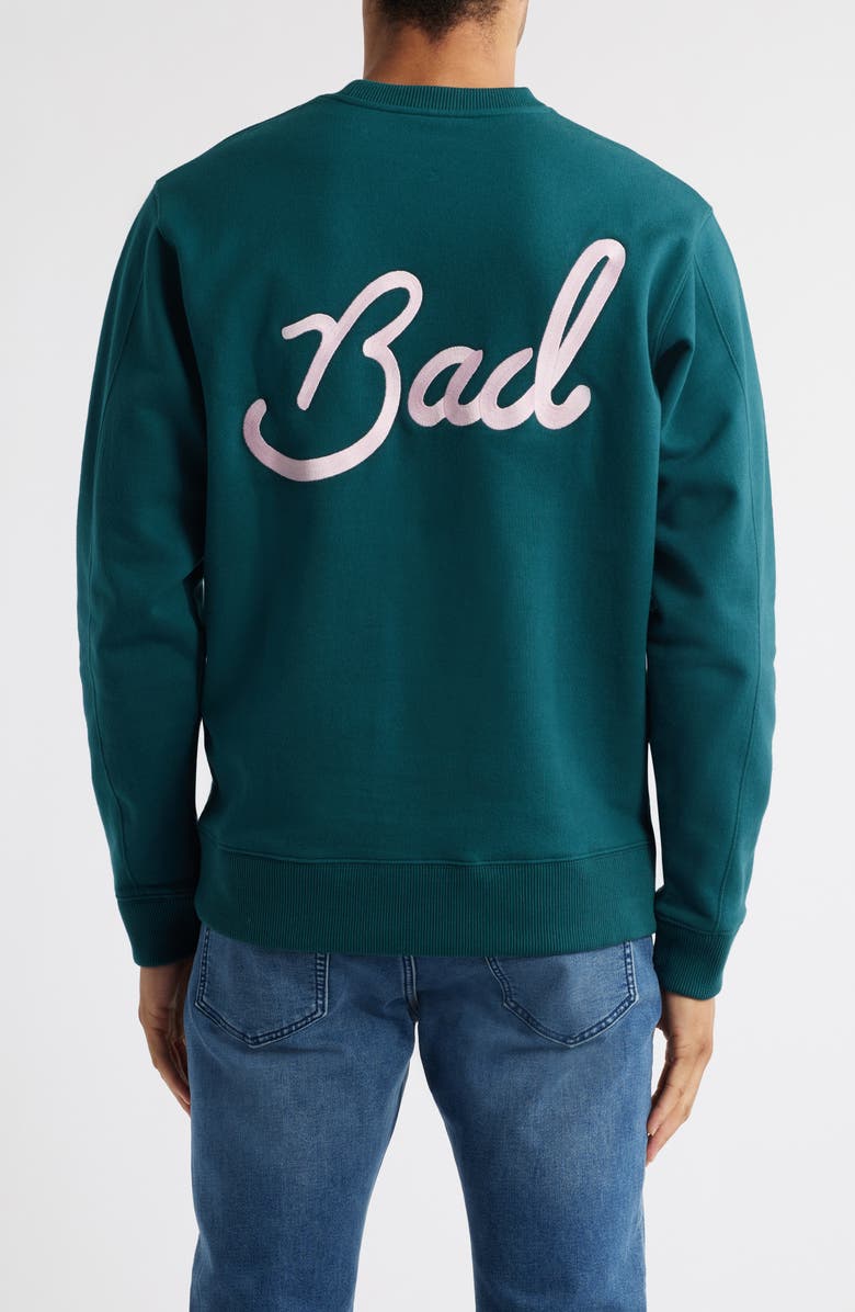 Bad Birdie Azalea Cotton Crewneck Sweatshirt, Alternate, color, 