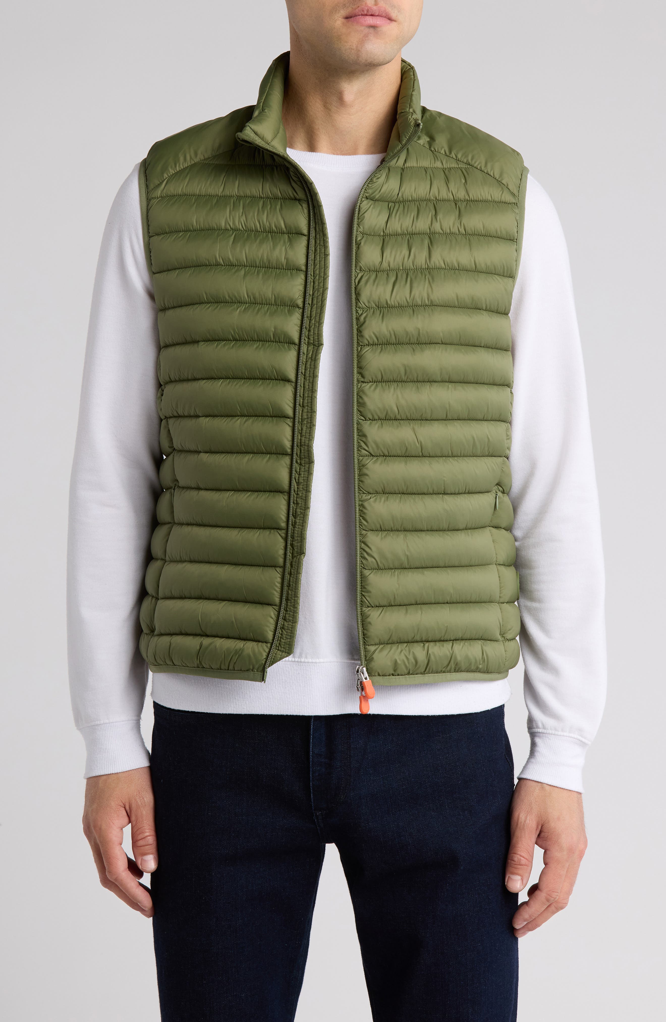 Save The Duck Basic Water Repellent Packable Puffer Vest (Men ...