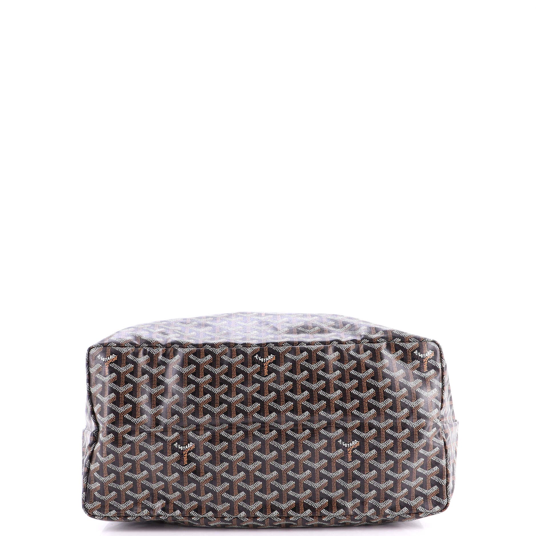 Pre-Owned Goyard Saint Louis Tote Coated Canvas GM, Alternate, color, Brown