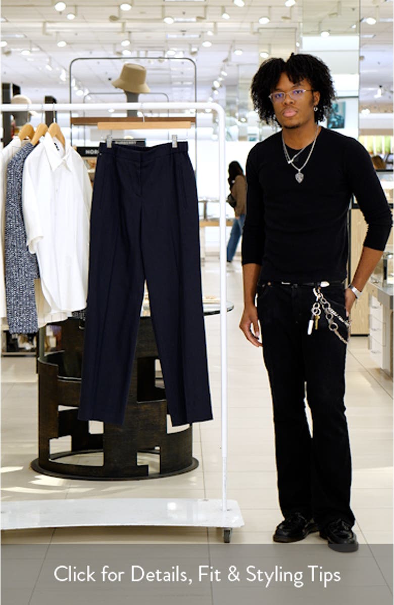 Linen Blend Flare Pants, sales video thumbnail