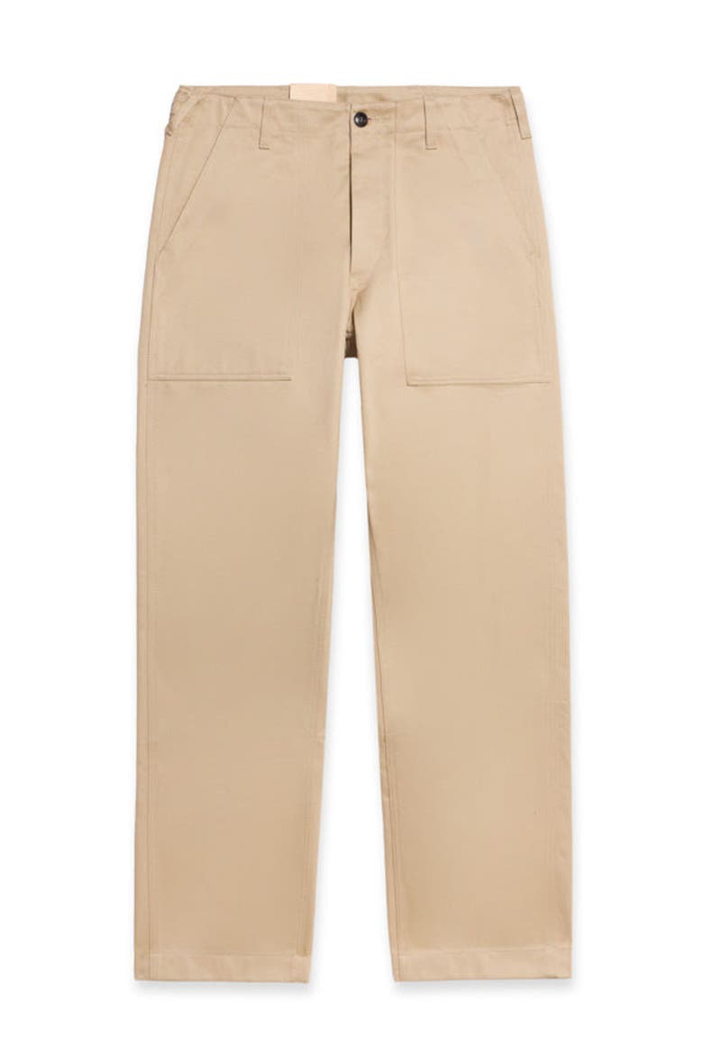 Newfatigue Heavyweight Cotton Gabardine Fatigue Pants, Main, color, NATURAL