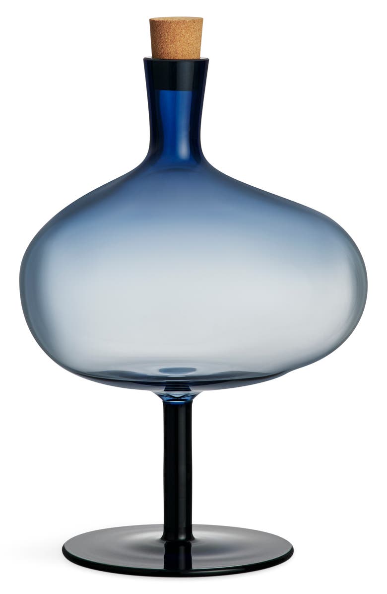 Kosta Boda Bod Large Bottle, Main, color, Blue