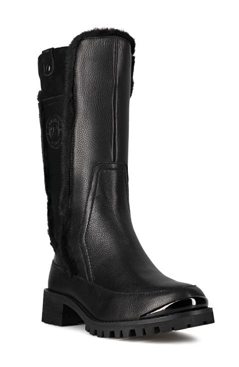 Leather Faux Fur Boot (Women)