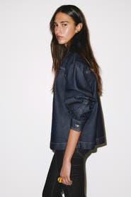 H&M Denim pullover shirt