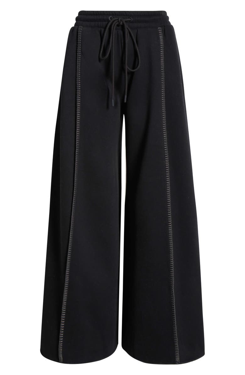 UGG<sup>®</sup> Classic Wide Leg Pajama Pants, Alternate, color, Black