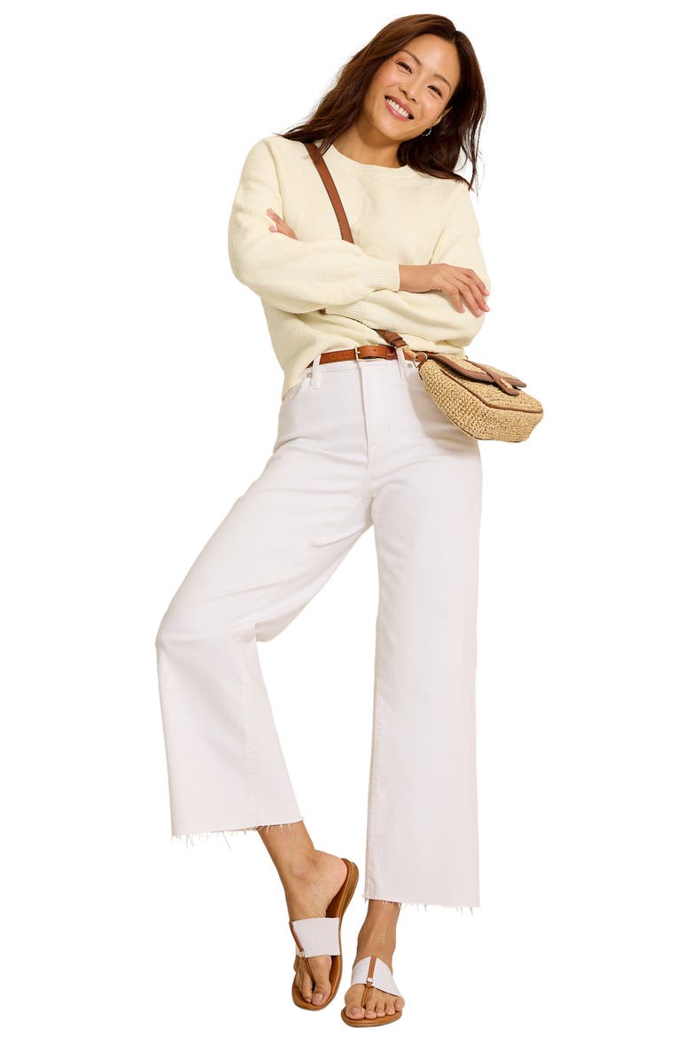 Tommy Bahama Beach Side Palm Sweater, Alternate, color, Coconut