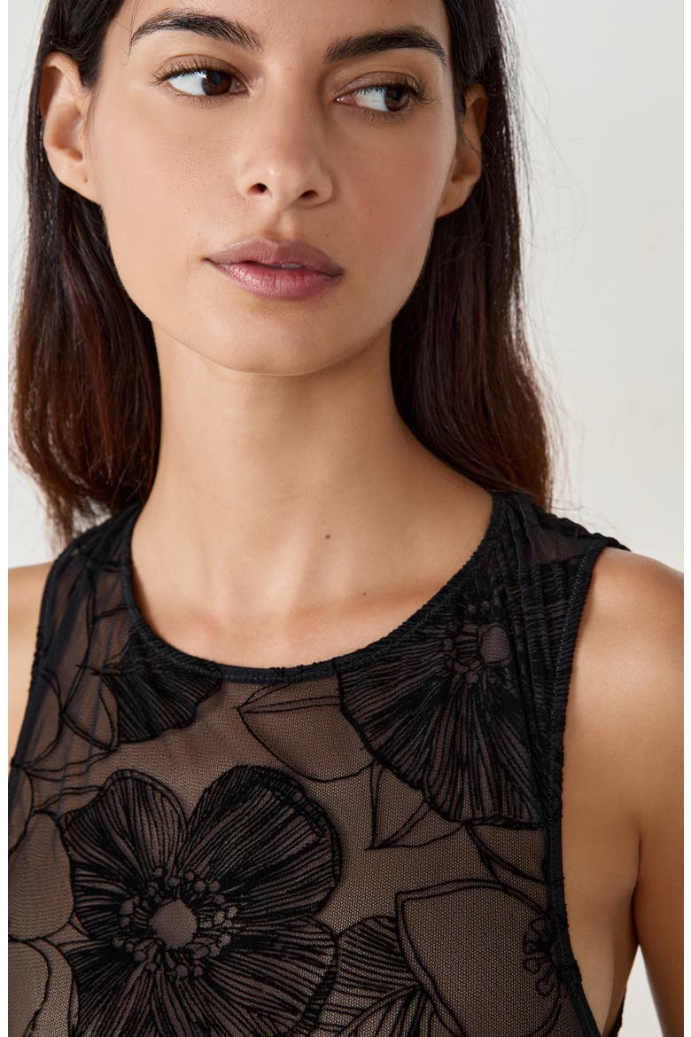 Badinage Bodysuit, Alternate, color, BLACK