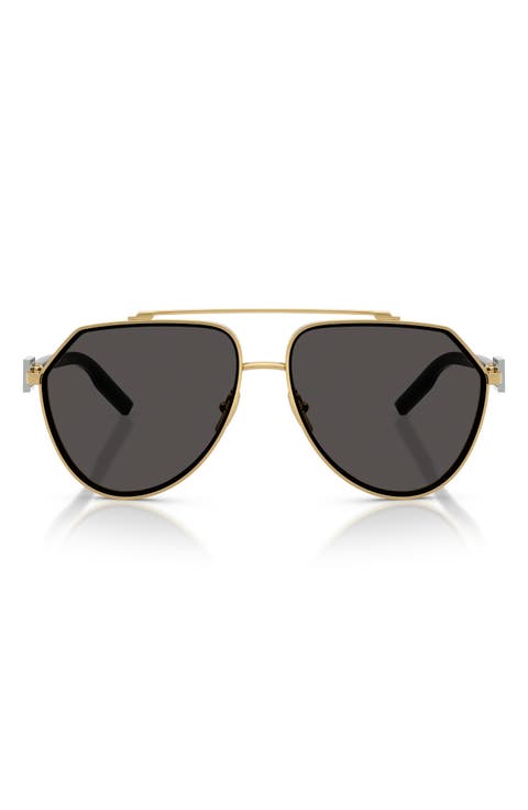 62mm Oversize Pilot Sunglasses