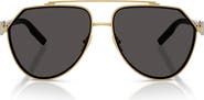 Dolce&Gabbana 62mm Oversize Pilot Sunglasses