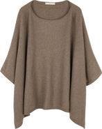 GOBI Mongolian Cashmere Boat-Neck Cashmere Poncho