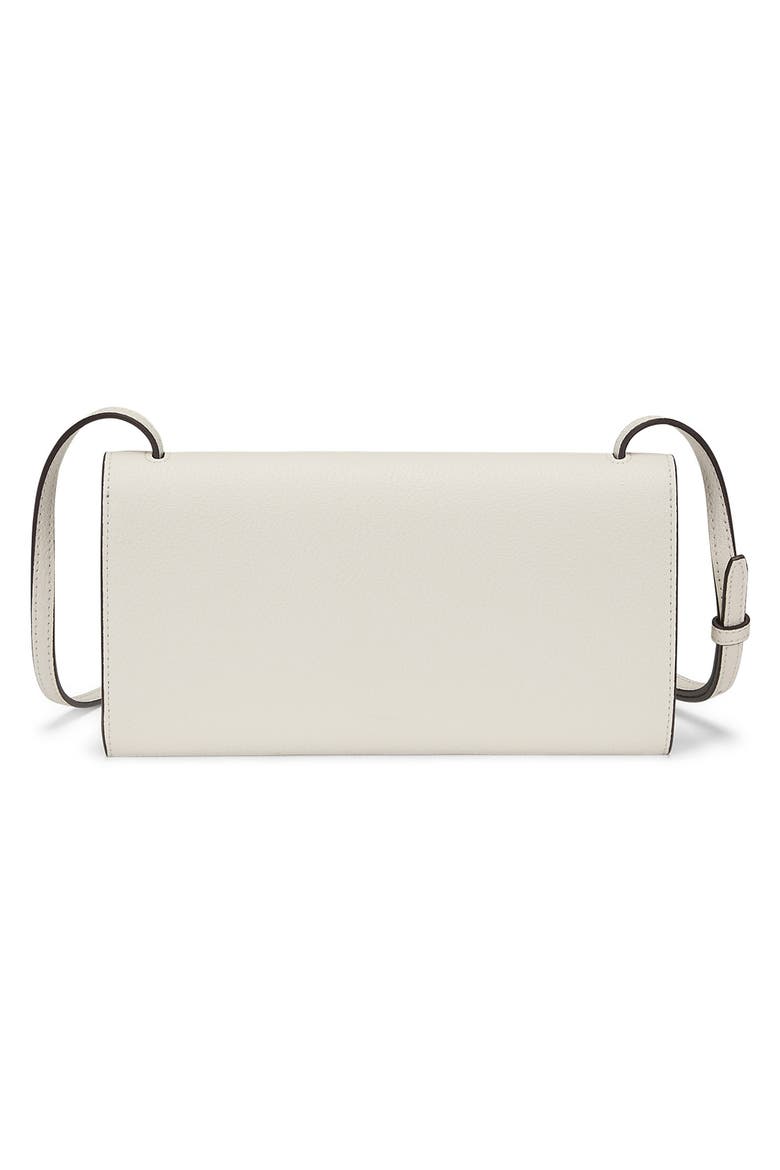 Mandy Leather Crossbody Wallet, Alternate, color, CLOUD