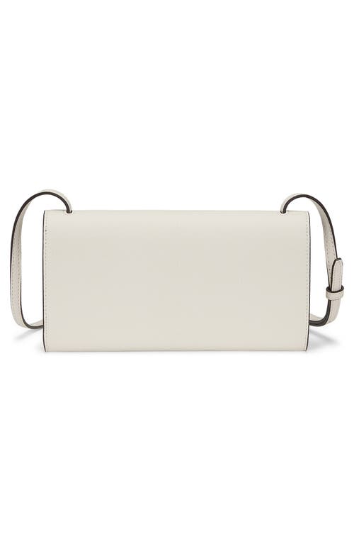 Oryany Mandy Leather Crossbody Wallet In Gray