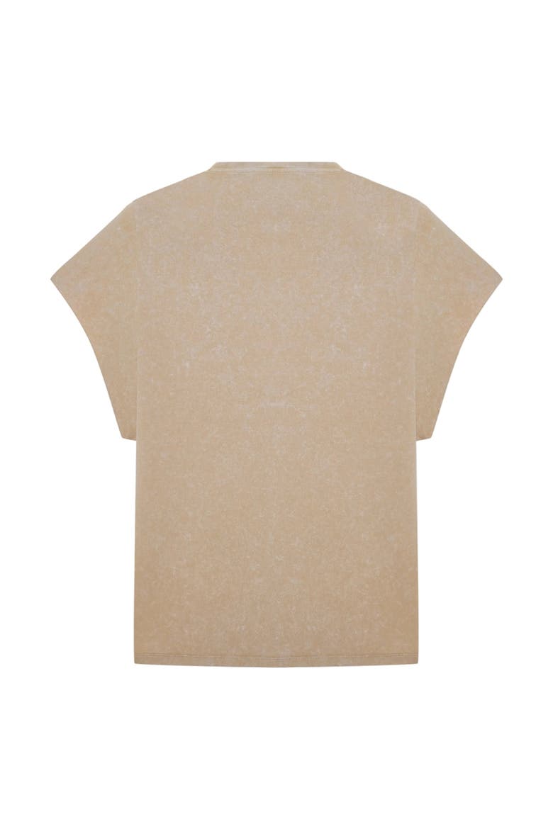 Daydreamers Acid Wash Sleeveless Tee, Alternate, color, Beige