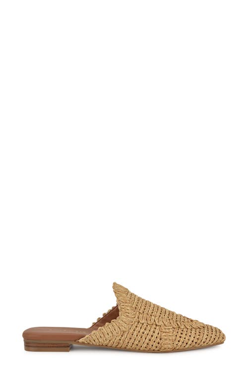 Nine West Canoli Raffia Mule In Natural