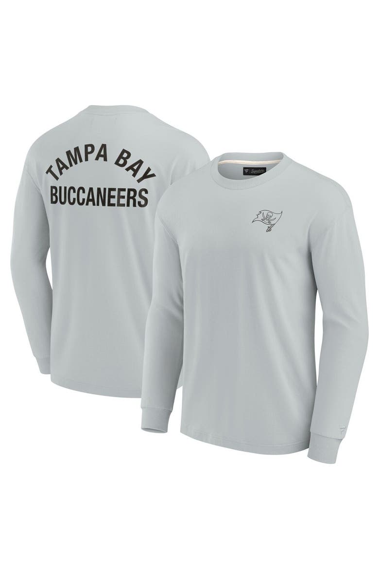 Unisex Fanatics Signature Gray Tampa Bay Buccaneers Elements Super Soft Long Sleeve T-Shirt, Main, color, Gray
