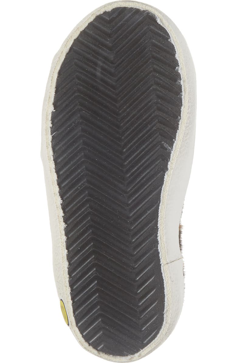 Golden Goose Kids' Super Star Genuine Calf Hair Sneaker, Alternate, color, Black Brown Leo/ Platinum