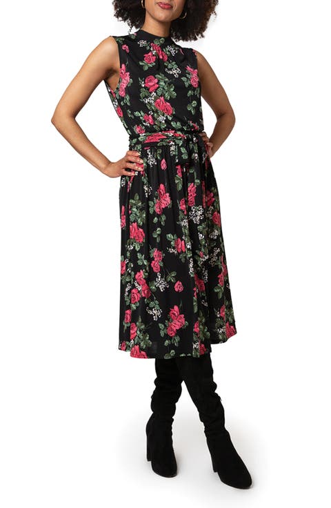 Mindy Print Midi Dress