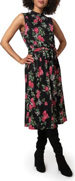 Leota Mindy Print Midi Dress