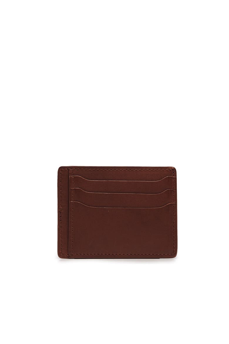 Knox Slim Leather Wallet, Alternate, color, Brown