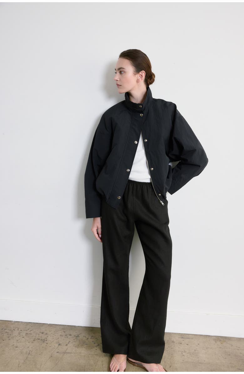 Almina Concept High Neck Jacket, Alternate, color, Black