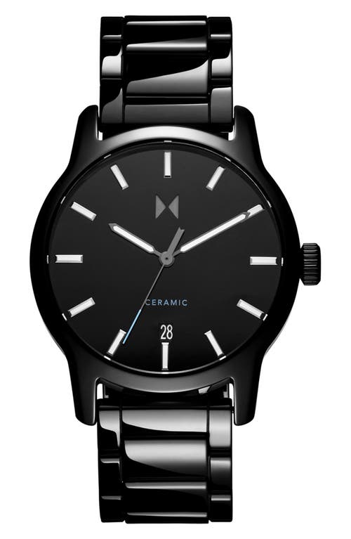 MVMT Classic II Ceramic Bracelet Watch, 44mm in Black 