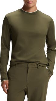 BOSS Tenison Long Sleeve Cotton Top