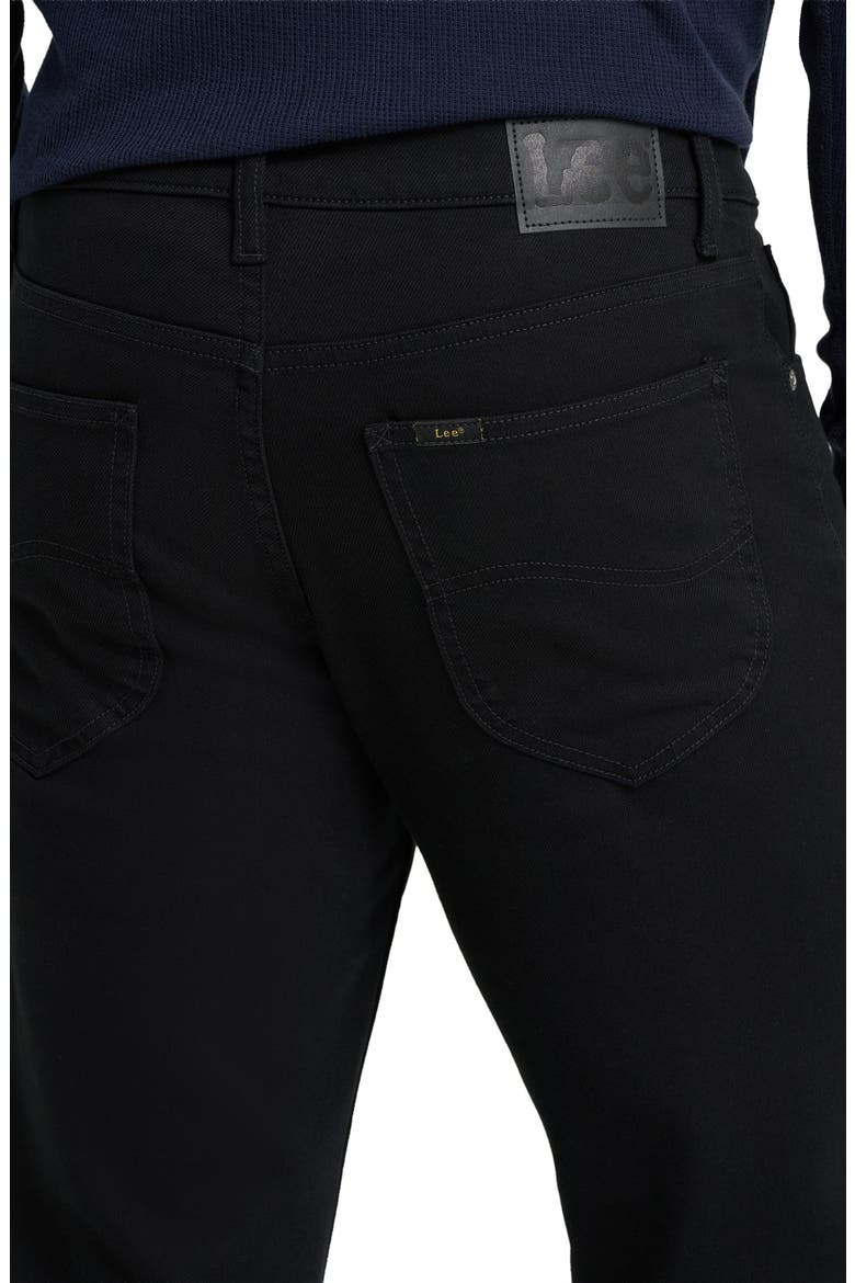 David Regular Taper Jeans, Alternate, color, BASE BLACK