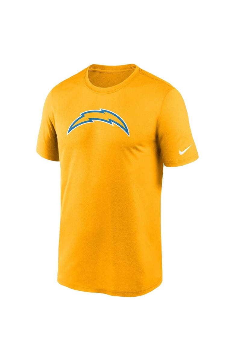 Nike Men's Nike Gold Los Angeles Chargers Logo Essential Legend Performance T-Shirt, Alternate, color, Gold