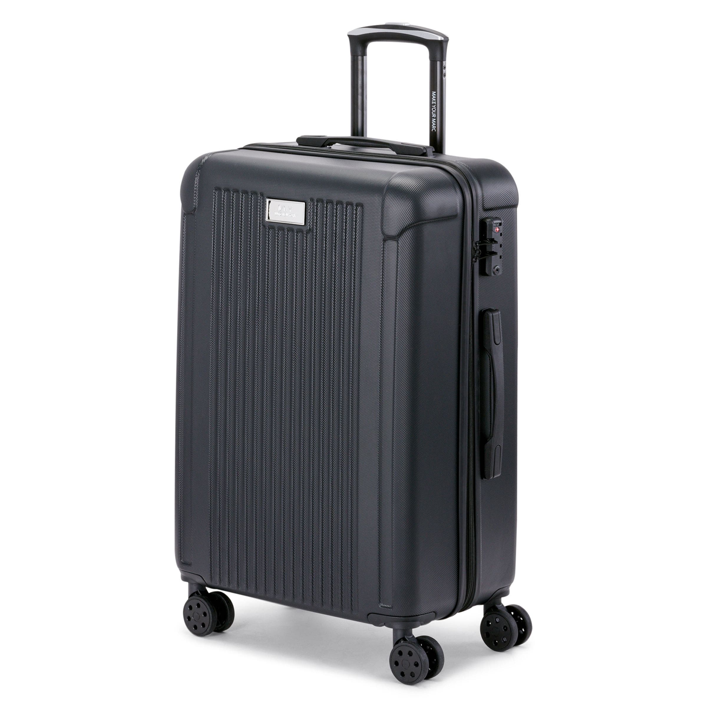 Marc New York Lotus Upright Suitcase, Alternate, color, Black