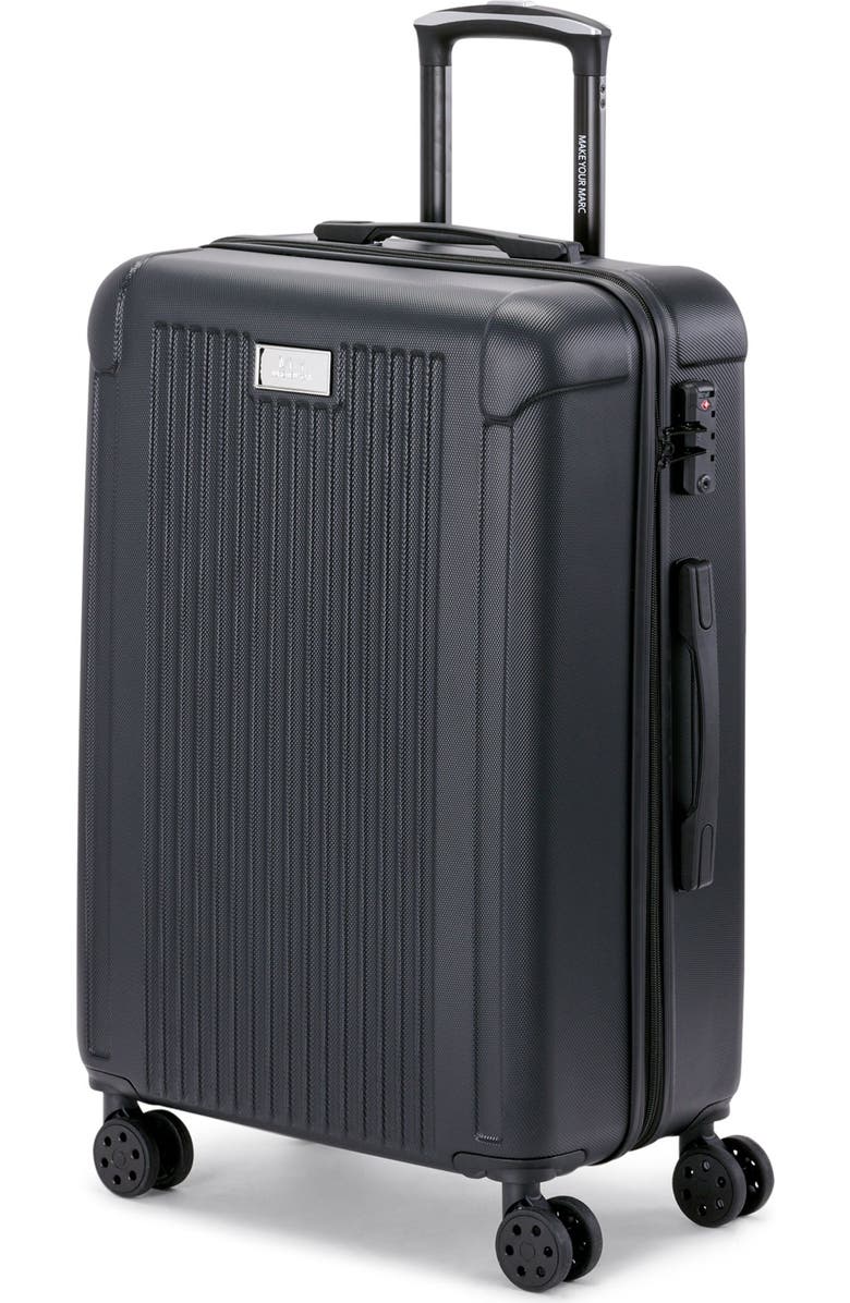 Marc New York Lotus Upright Suitcase, Alternate, color, Black