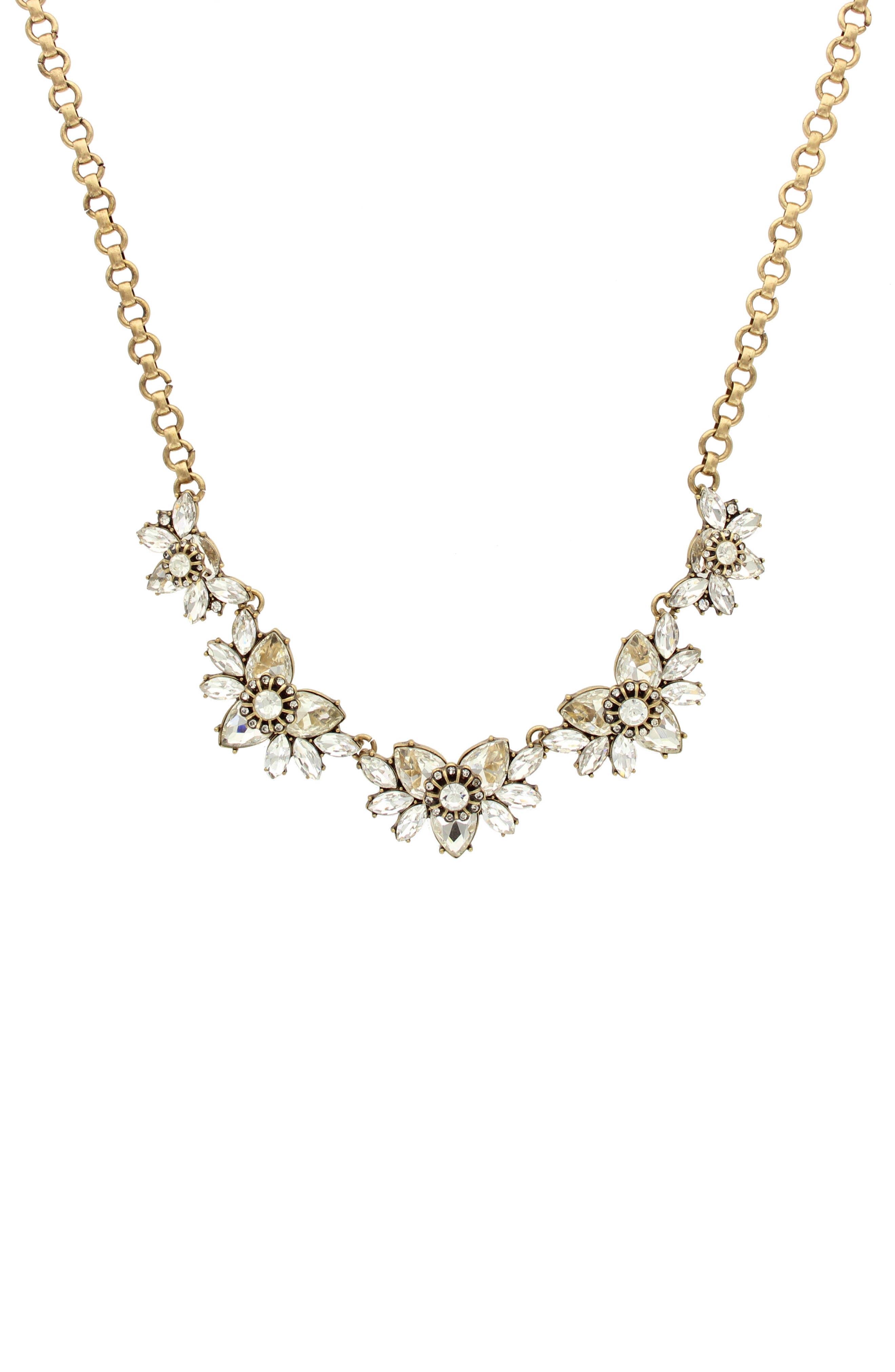 OLIVIA WELLES Johanna Flower Necklace