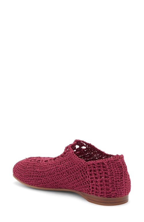 Jeffrey Campbell Nantucket Crochet Flat In Purple