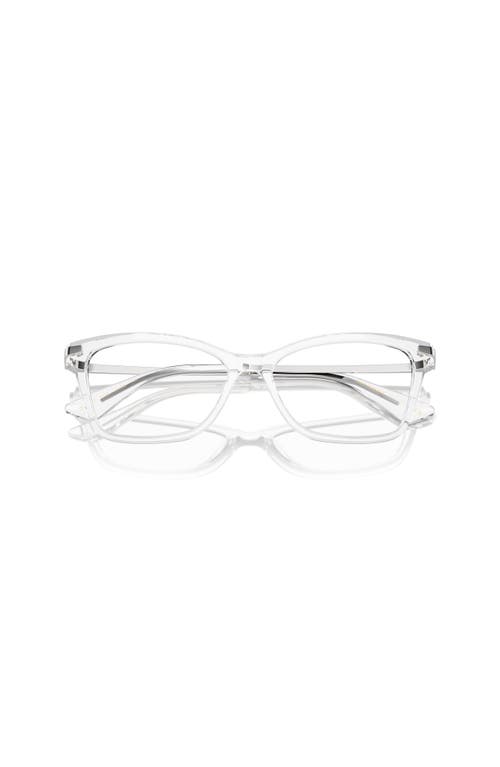 Dolce & Gabbana Dolce&gabbana 56mm Rectangle Optical Glasses In White