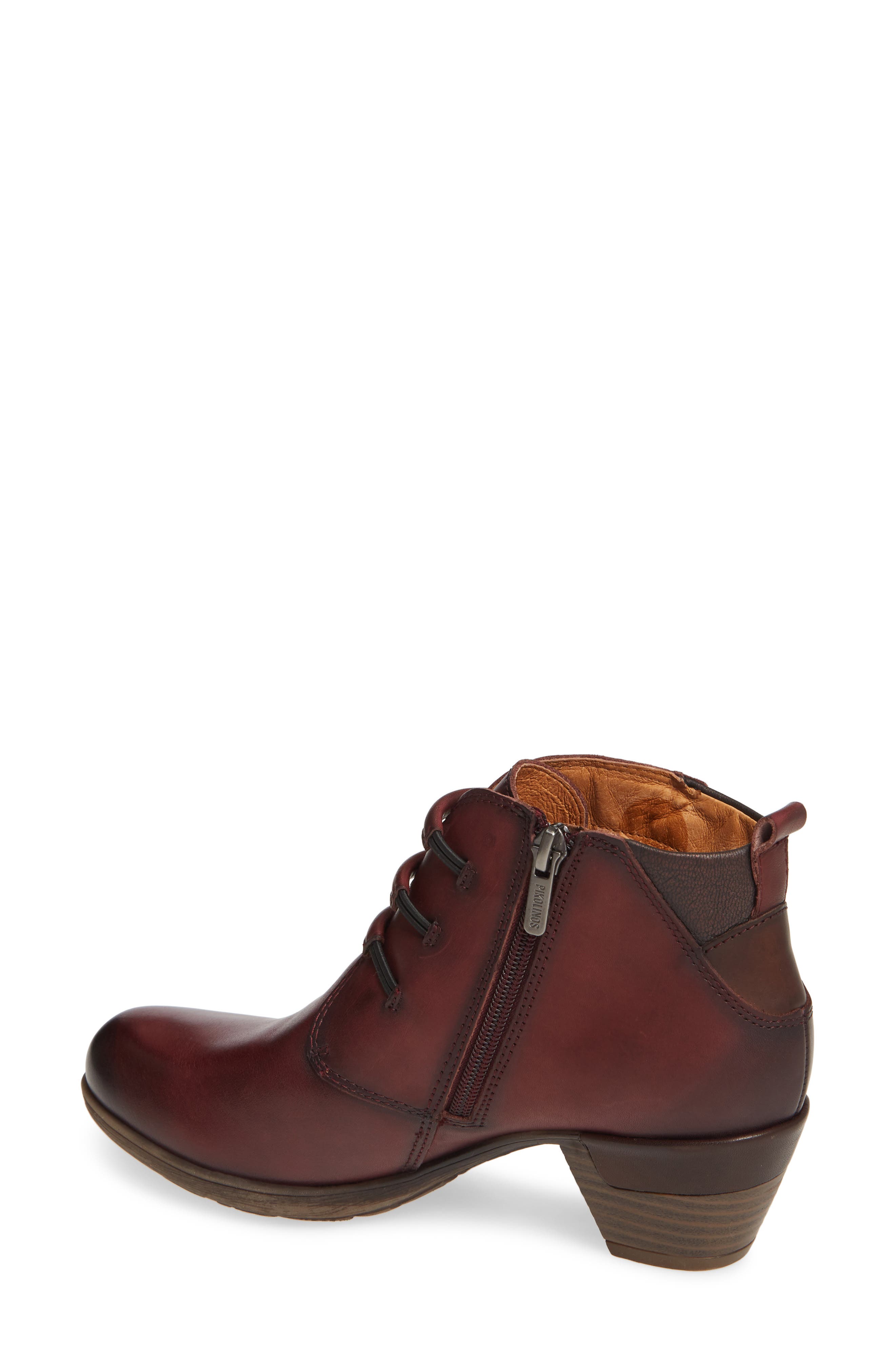 Rotterdam Strap Bootie, Alternate, color, GARNET