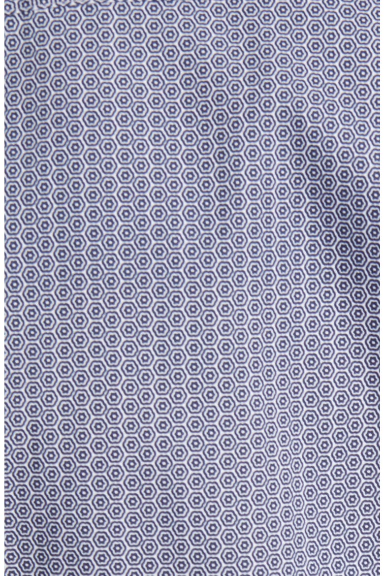 Stonelo Slim Fit Geo Print Button-Up Shirt, Alternate, color, NAVY
