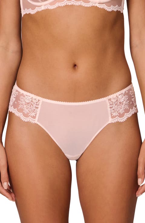 Intrigue Floral Embroidered Tanga