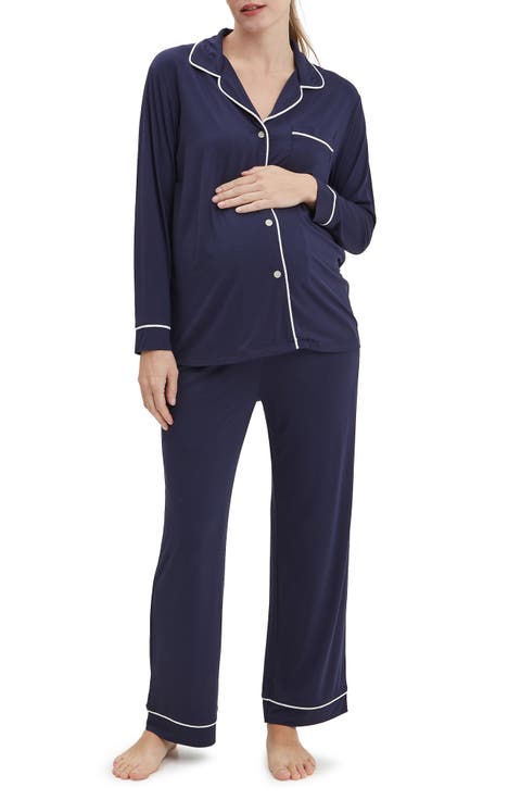 Heart On My Sleeve Maternity Pajama Set