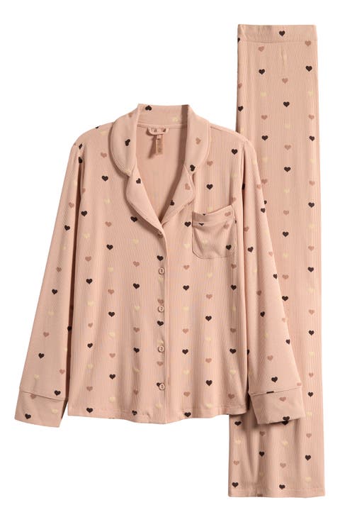 Soft Lounge Rib Sleep Set (Regular & Plus)