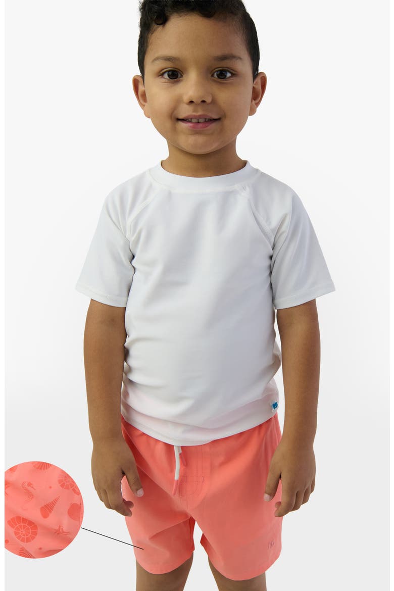 Kids' UPF 50+ Swim Trunks, Alternate, color, ORANGE