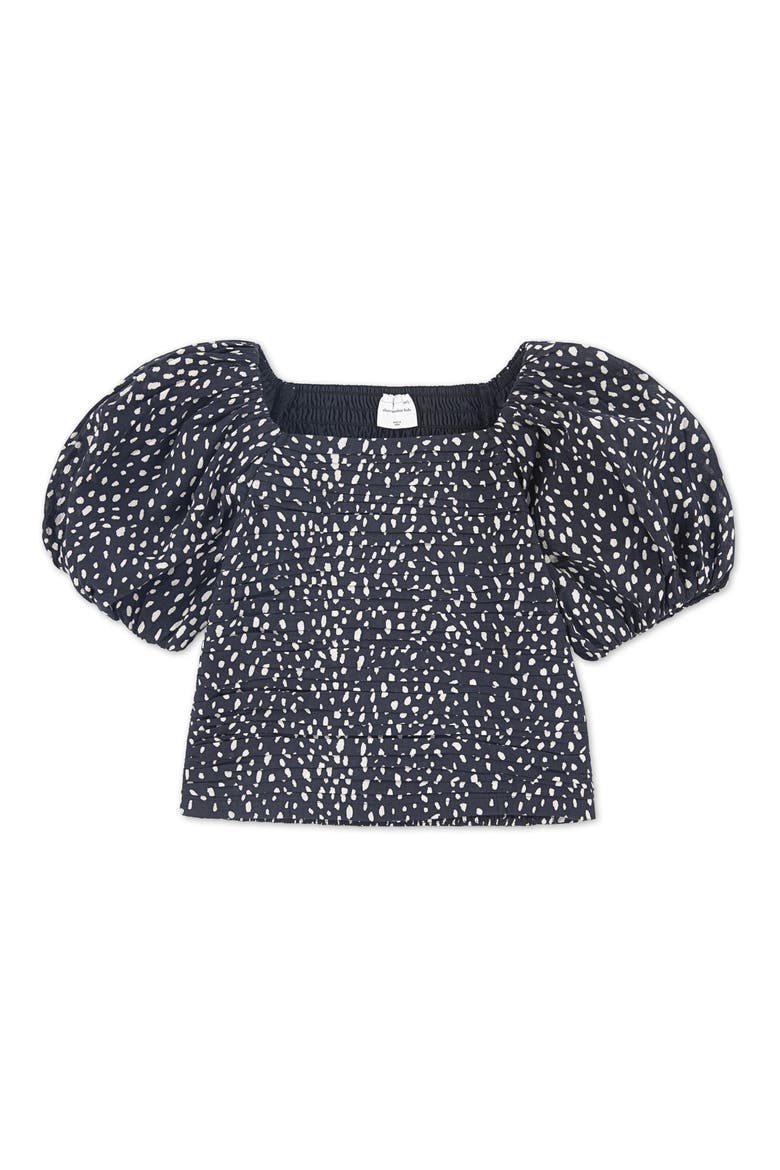 Kids' Emerson Puff Sleeve Top, Main, color, ANTHRACITE