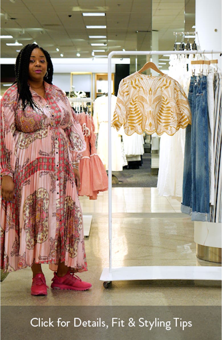 Lace Nature Linen Top, sales video thumbnail